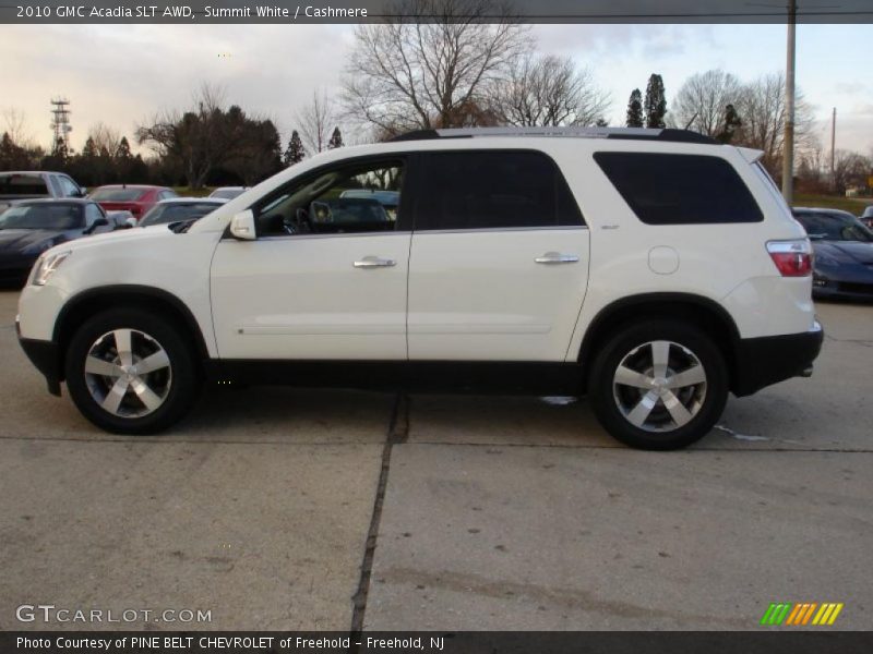 Summit White / Cashmere 2010 GMC Acadia SLT AWD