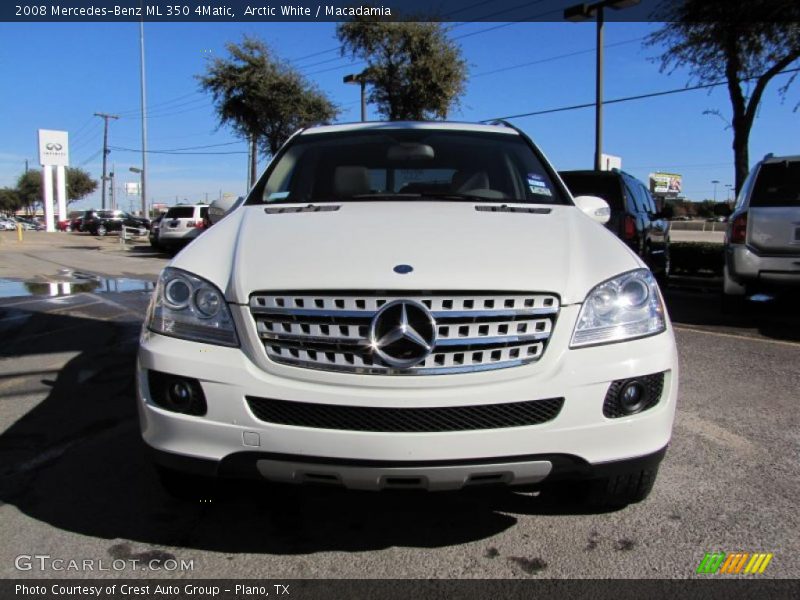 Arctic White / Macadamia 2008 Mercedes-Benz ML 350 4Matic