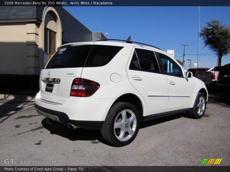 Arctic White / Macadamia 2008 Mercedes-Benz ML 350 4Matic