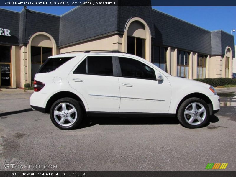 Arctic White / Macadamia 2008 Mercedes-Benz ML 350 4Matic