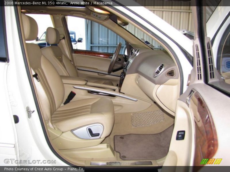Arctic White / Macadamia 2008 Mercedes-Benz ML 350 4Matic