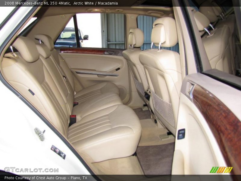 Arctic White / Macadamia 2008 Mercedes-Benz ML 350 4Matic