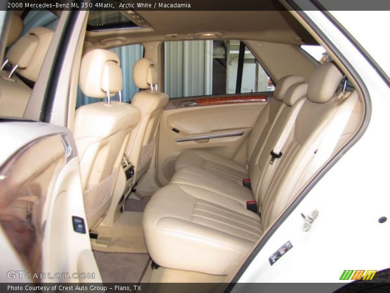 Arctic White / Macadamia 2008 Mercedes-Benz ML 350 4Matic