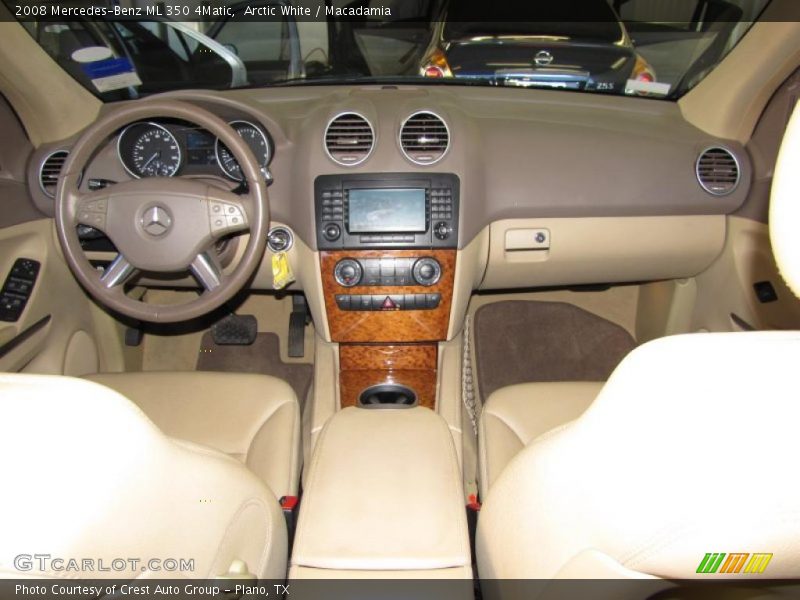 Arctic White / Macadamia 2008 Mercedes-Benz ML 350 4Matic