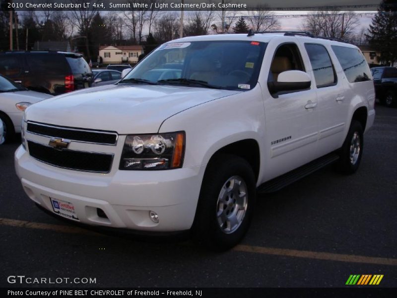 Summit White / Light Cashmere/Dark Cashmere 2010 Chevrolet Suburban LT 4x4