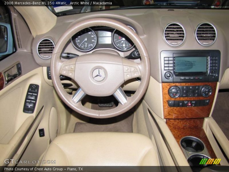 Arctic White / Macadamia 2008 Mercedes-Benz ML 350 4Matic