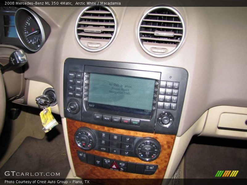 Arctic White / Macadamia 2008 Mercedes-Benz ML 350 4Matic