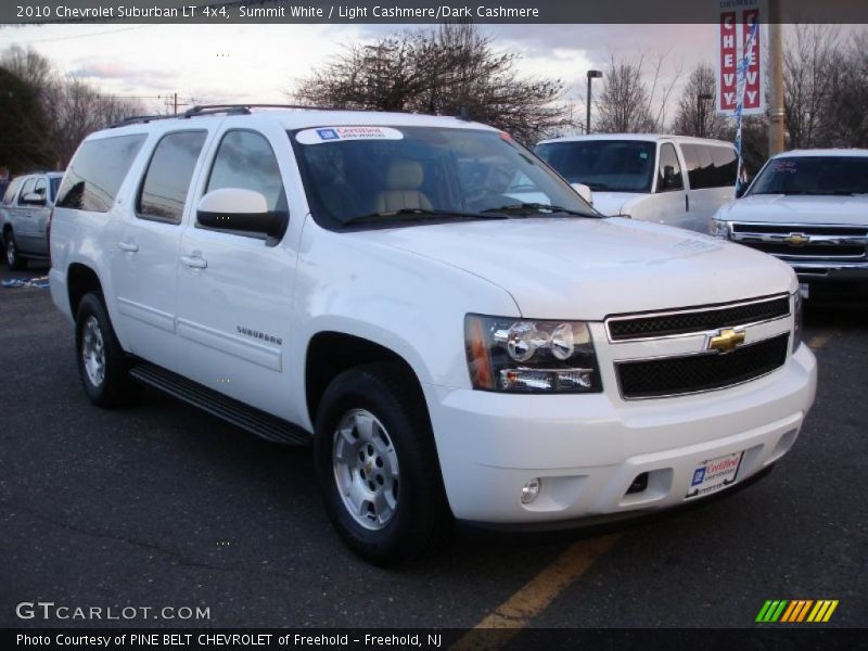 Summit White / Light Cashmere/Dark Cashmere 2010 Chevrolet Suburban LT 4x4