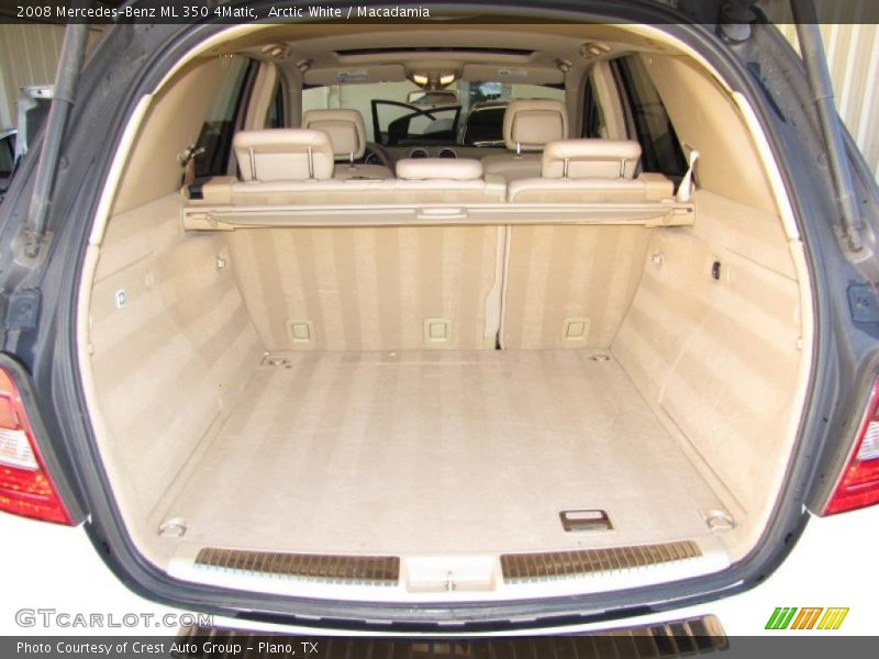 Arctic White / Macadamia 2008 Mercedes-Benz ML 350 4Matic
