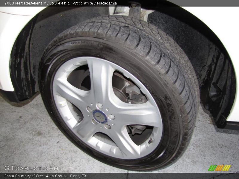 Arctic White / Macadamia 2008 Mercedes-Benz ML 350 4Matic