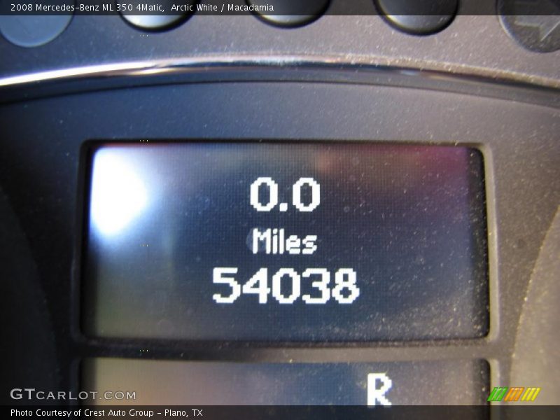 Arctic White / Macadamia 2008 Mercedes-Benz ML 350 4Matic