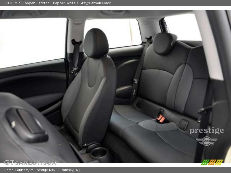 Pepper White / Grey/Carbon Black 2010 Mini Cooper Hardtop