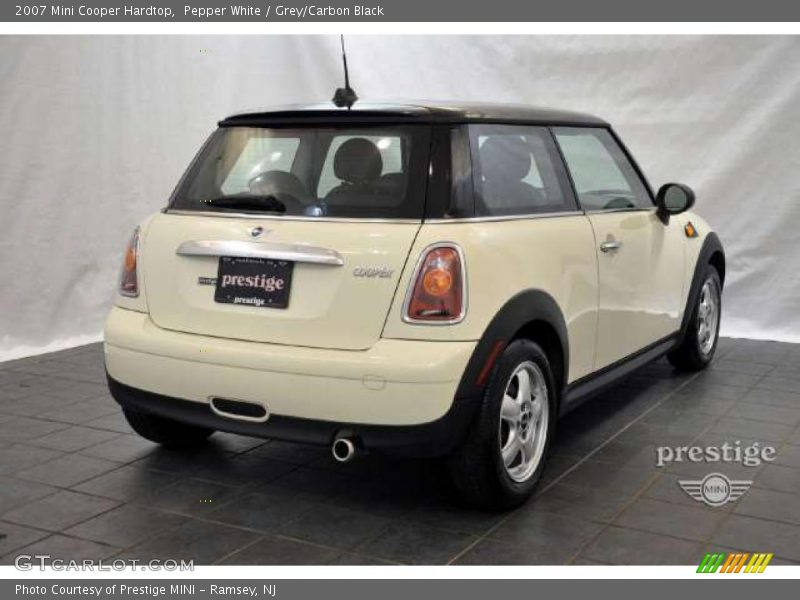 Pepper White / Grey/Carbon Black 2007 Mini Cooper Hardtop