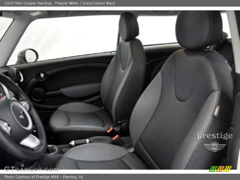 Pepper White / Grey/Carbon Black 2007 Mini Cooper Hardtop
