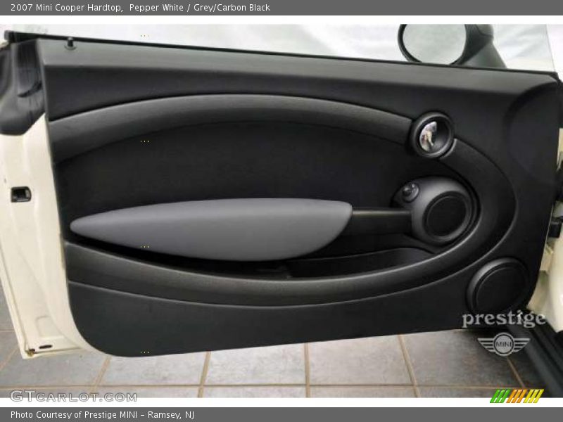 Pepper White / Grey/Carbon Black 2007 Mini Cooper Hardtop