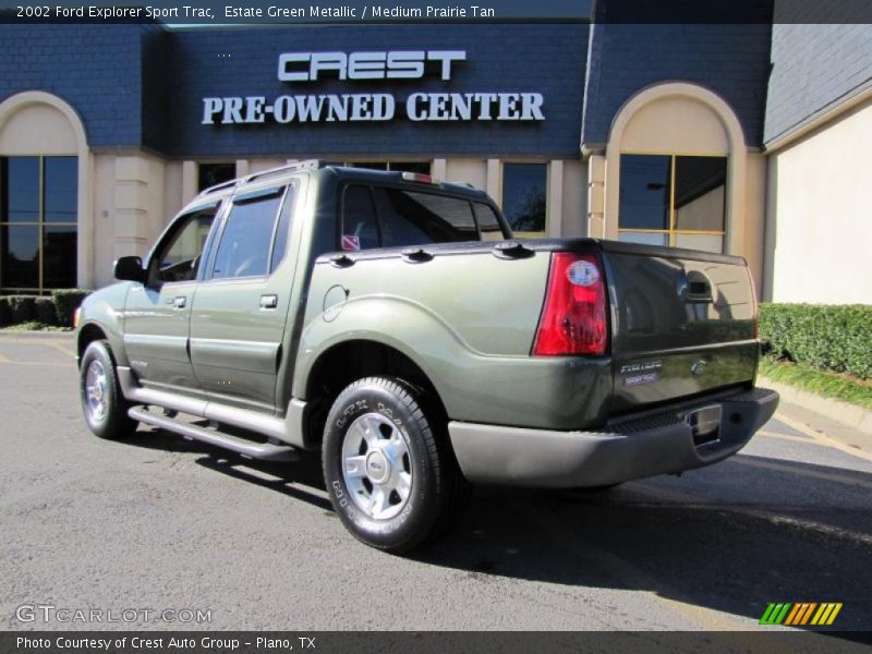 Estate Green Metallic / Medium Prairie Tan 2002 Ford Explorer Sport Trac