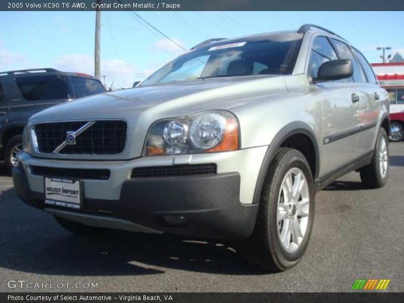 Crystal Green Metallic / Taupe 2005 Volvo XC90 T6 AWD