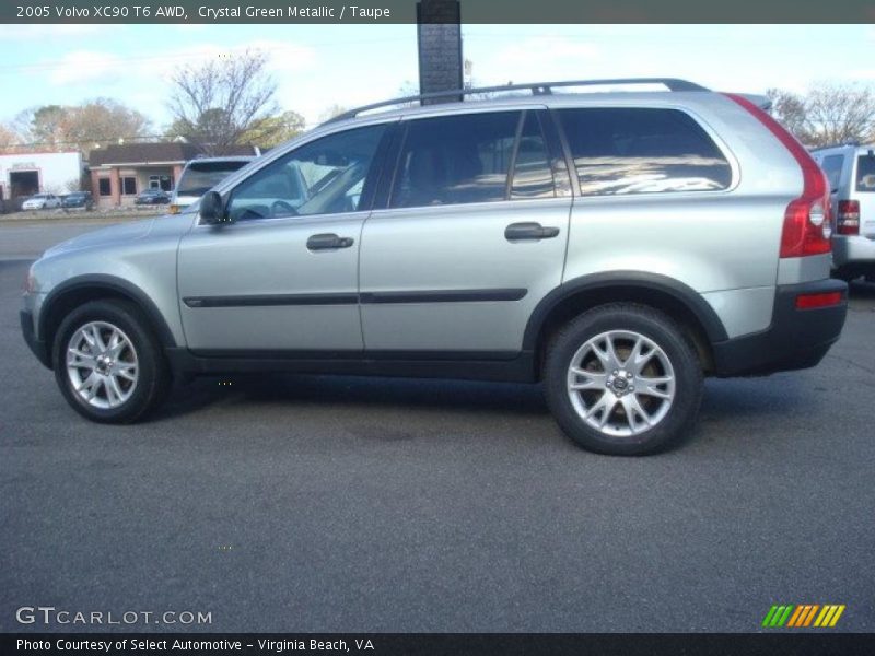 Crystal Green Metallic / Taupe 2005 Volvo XC90 T6 AWD