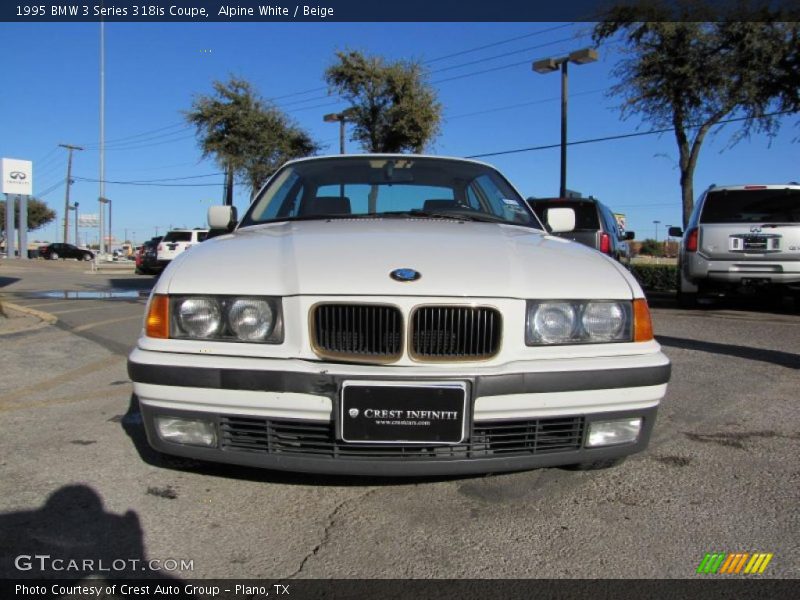 Alpine White / Beige 1995 BMW 3 Series 318is Coupe