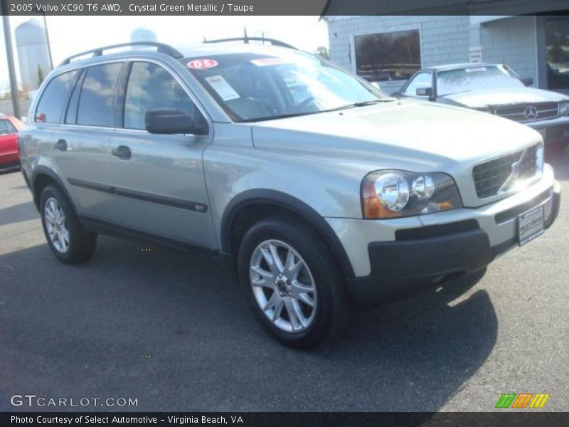 Crystal Green Metallic / Taupe 2005 Volvo XC90 T6 AWD