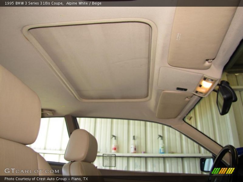 Sunroof of 1995 3 Series 318is Coupe