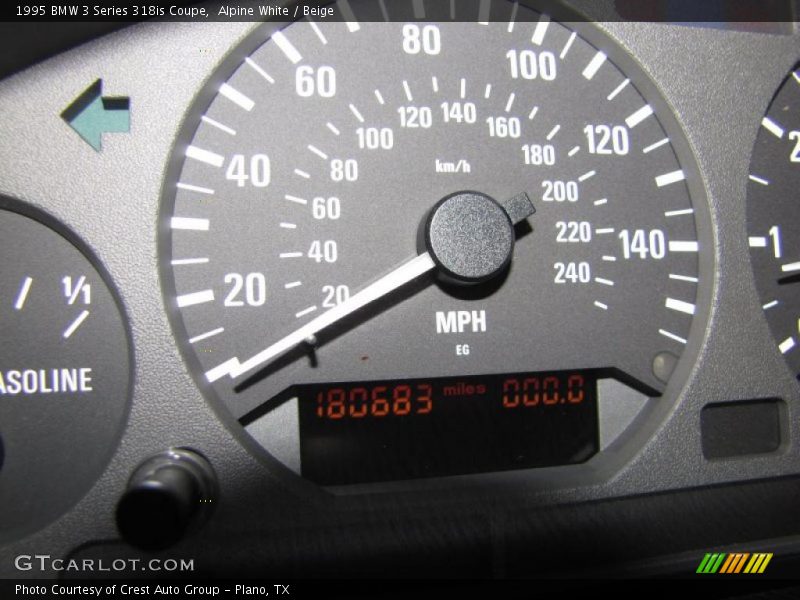Alpine White / Beige 1995 BMW 3 Series 318is Coupe
