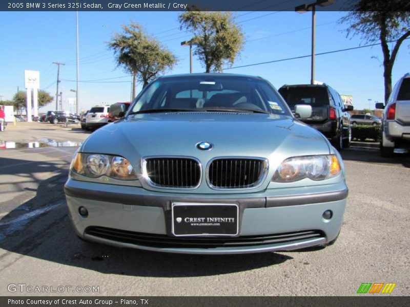 Gray Green Metallic / Grey 2005 BMW 3 Series 325i Sedan