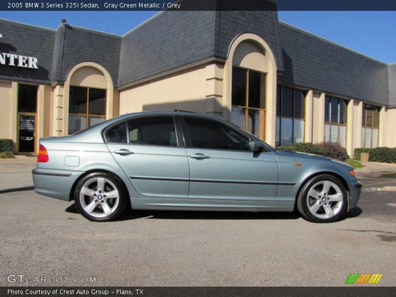 Gray Green Metallic / Grey 2005 BMW 3 Series 325i Sedan