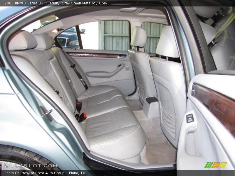 Gray Green Metallic / Grey 2005 BMW 3 Series 325i Sedan