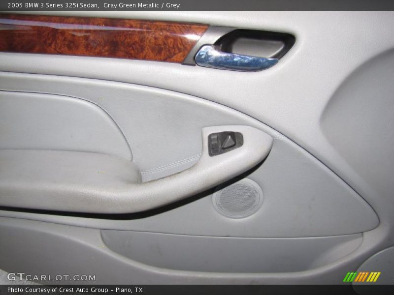 Gray Green Metallic / Grey 2005 BMW 3 Series 325i Sedan