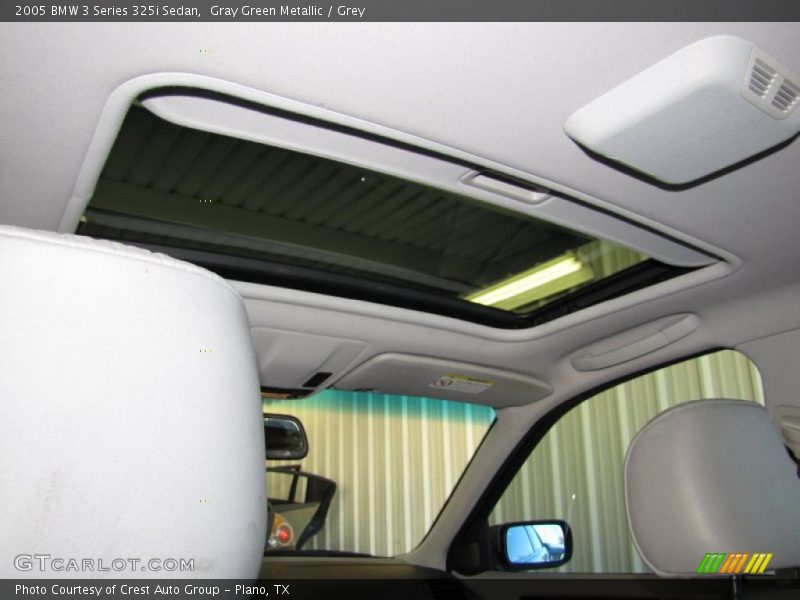 Gray Green Metallic / Grey 2005 BMW 3 Series 325i Sedan