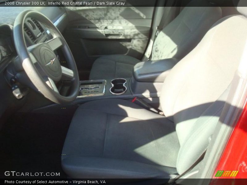 Inferno Red Crystal Pearl / Dark Slate Gray 2008 Chrysler 300 LX