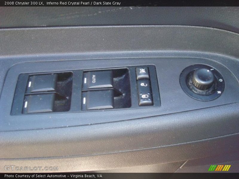 Inferno Red Crystal Pearl / Dark Slate Gray 2008 Chrysler 300 LX