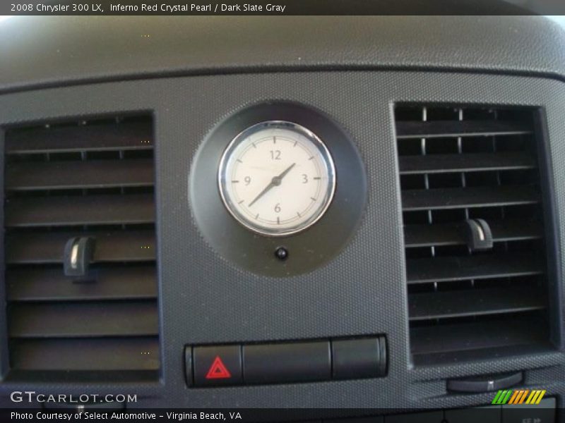 Inferno Red Crystal Pearl / Dark Slate Gray 2008 Chrysler 300 LX