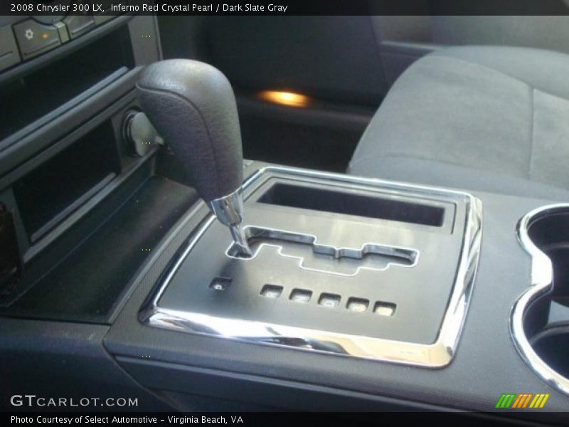 Inferno Red Crystal Pearl / Dark Slate Gray 2008 Chrysler 300 LX