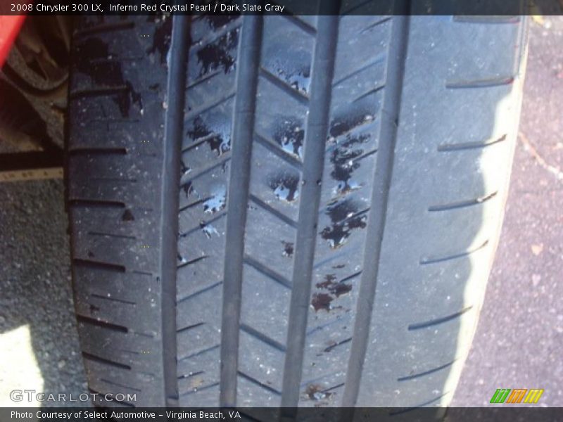 Inferno Red Crystal Pearl / Dark Slate Gray 2008 Chrysler 300 LX