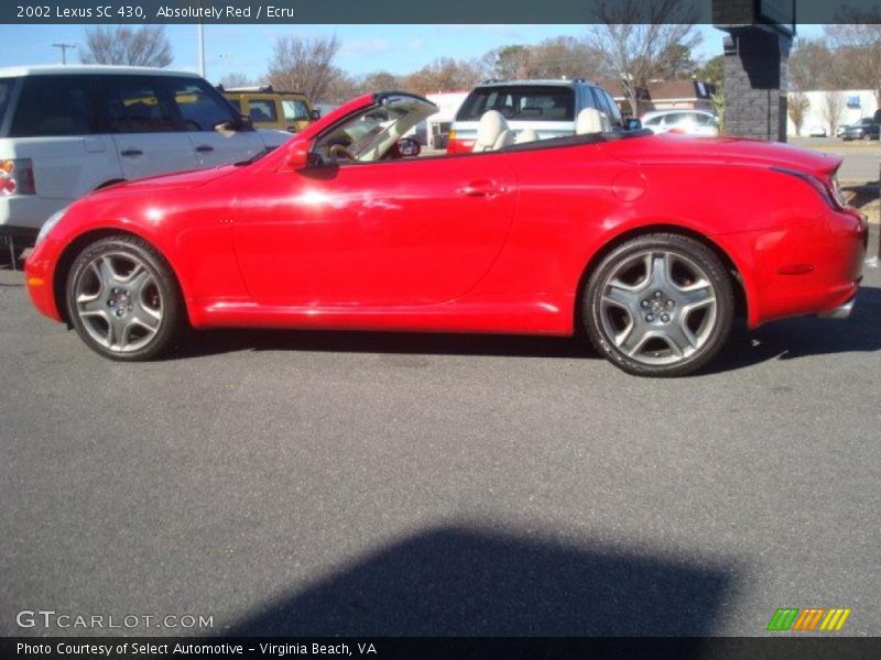  2002 SC 430 Absolutely Red