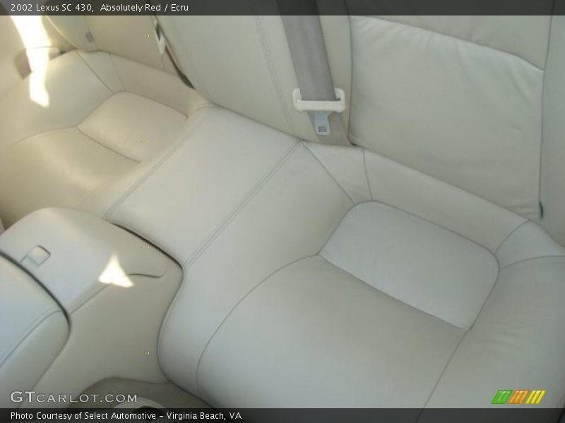 Absolutely Red / Ecru 2002 Lexus SC 430