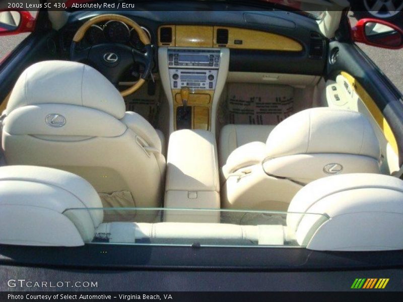 Absolutely Red / Ecru 2002 Lexus SC 430