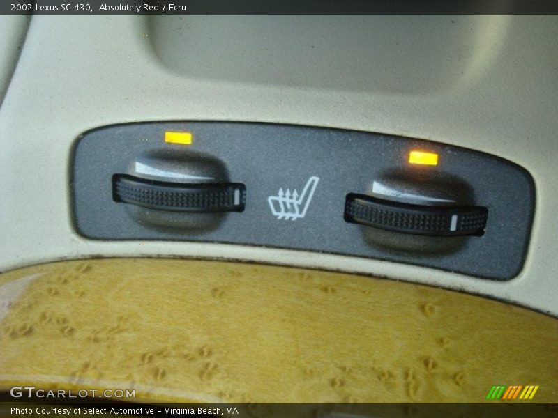 Absolutely Red / Ecru 2002 Lexus SC 430