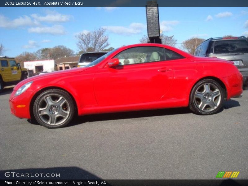  2002 SC 430 Absolutely Red