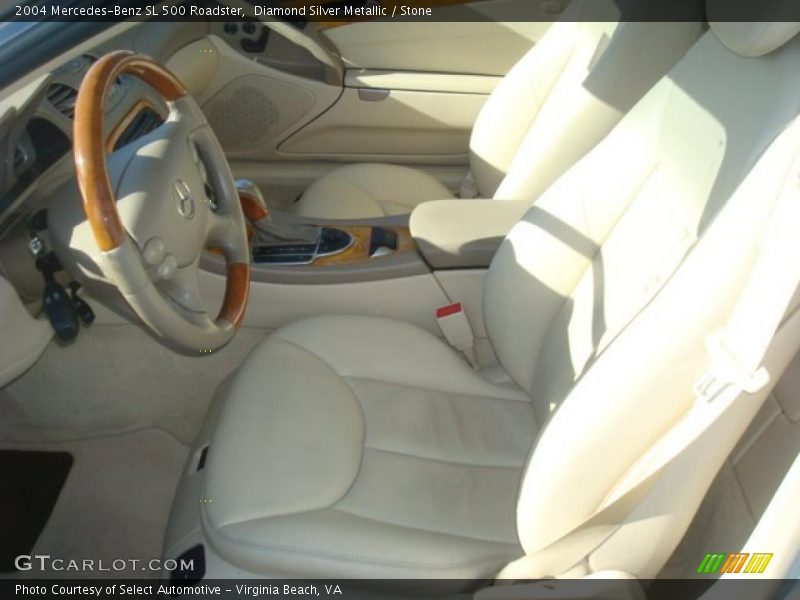  2004 SL 500 Roadster Stone Interior