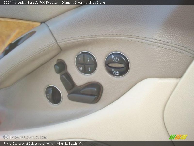 Controls of 2004 SL 500 Roadster