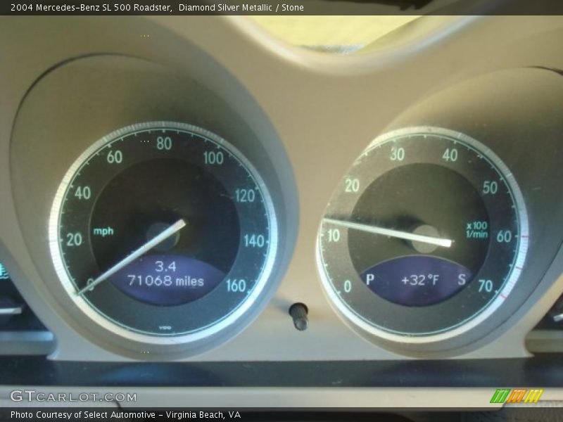  2004 SL 500 Roadster 500 Roadster Gauges