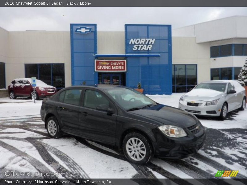 Black / Ebony 2010 Chevrolet Cobalt LT Sedan