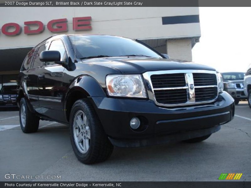 Brilliant Black / Dark Slate Gray/Light Slate Gray 2007 Dodge Durango SLT