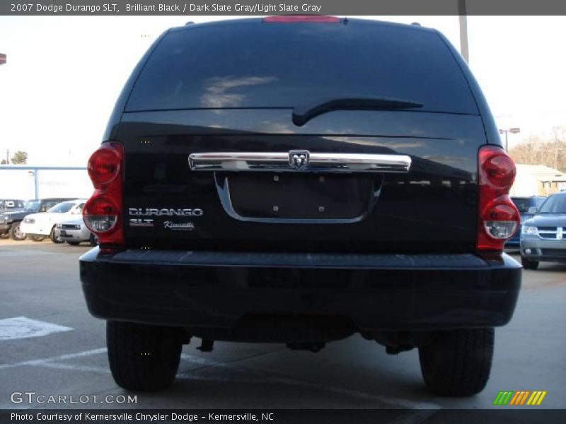 Brilliant Black / Dark Slate Gray/Light Slate Gray 2007 Dodge Durango SLT