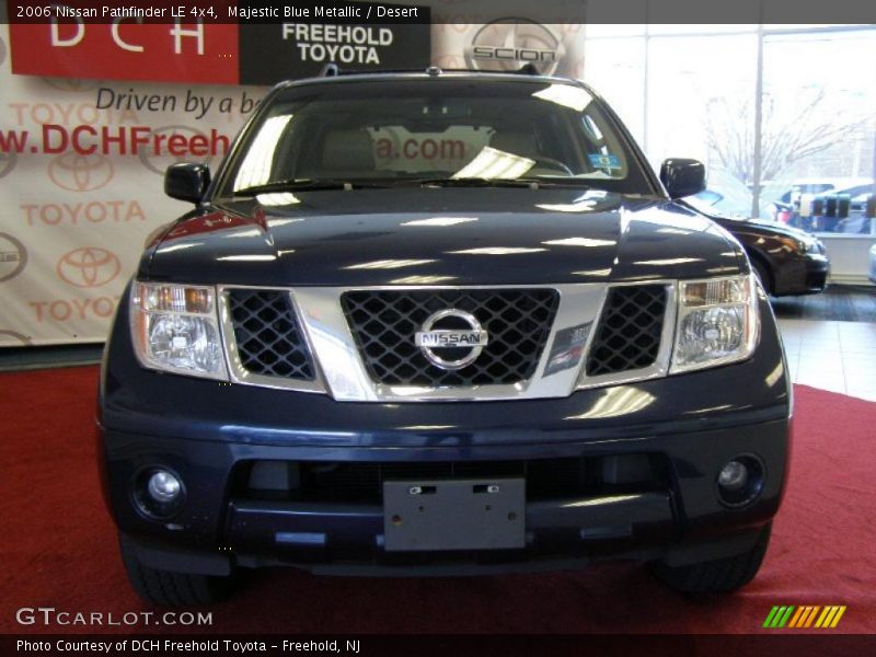 Majestic Blue Metallic / Desert 2006 Nissan Pathfinder LE 4x4