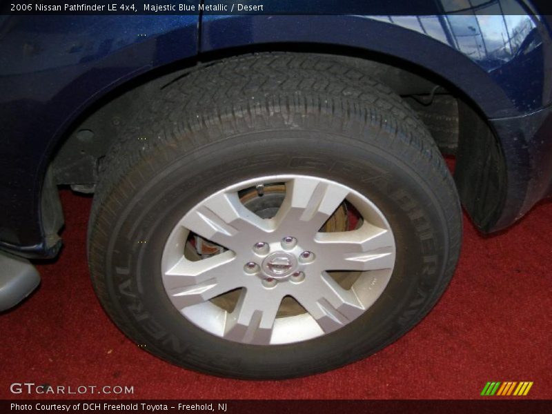 Majestic Blue Metallic / Desert 2006 Nissan Pathfinder LE 4x4