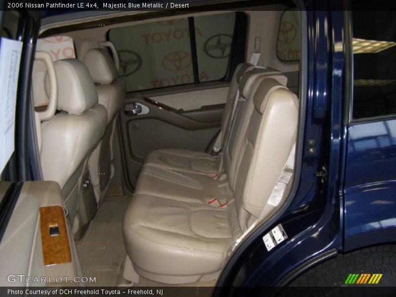 Majestic Blue Metallic / Desert 2006 Nissan Pathfinder LE 4x4